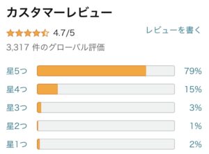 カスタマーレビュー