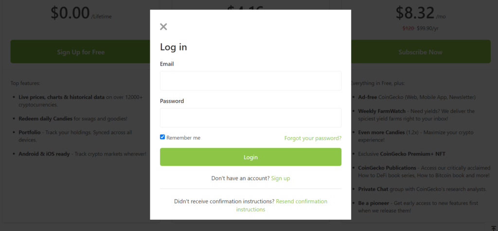 Log in
